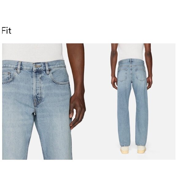 FRAME The Straight Jean in Jefferson – Men’s Size 34 – Light Blue Wash N63 - Picture 1 of 9